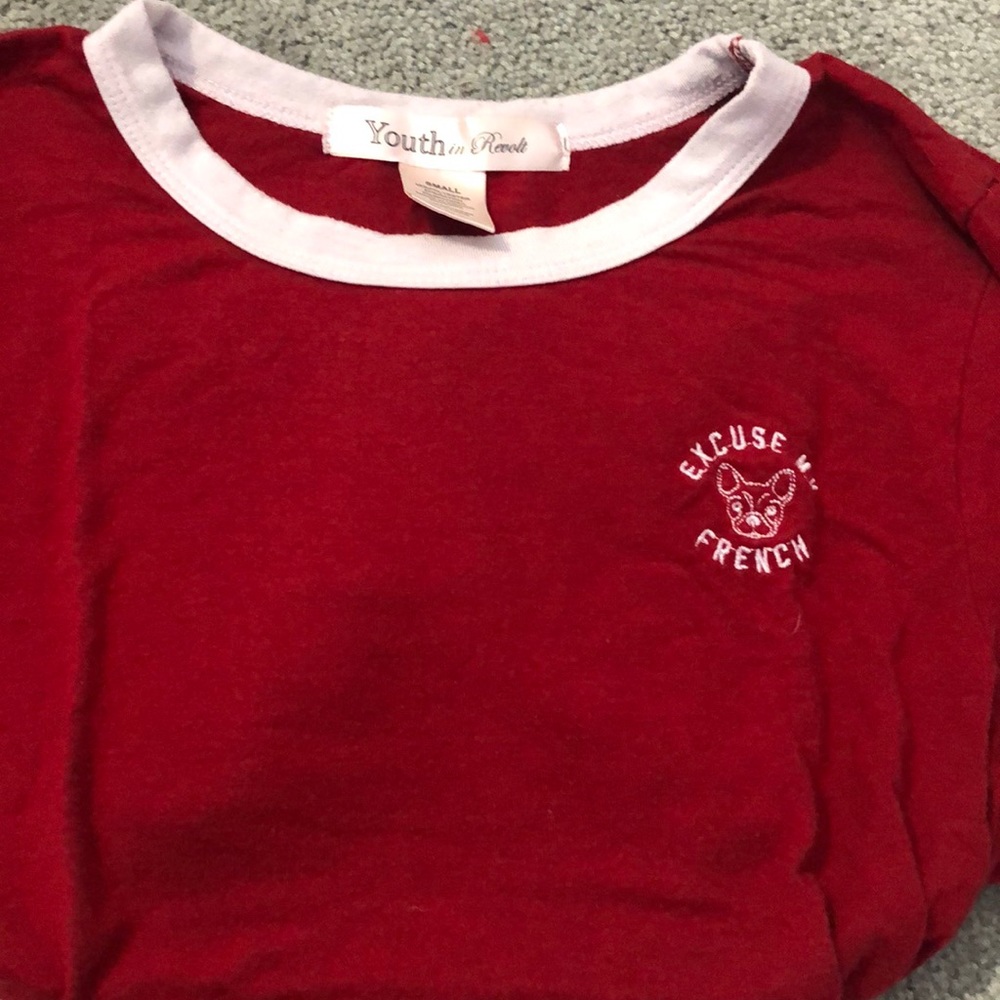 Cute red tee